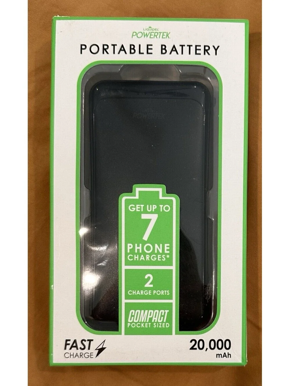 ✔️New Liquipel Powertek 20,000mAh Portable Charger PD Power Bank with USB-C